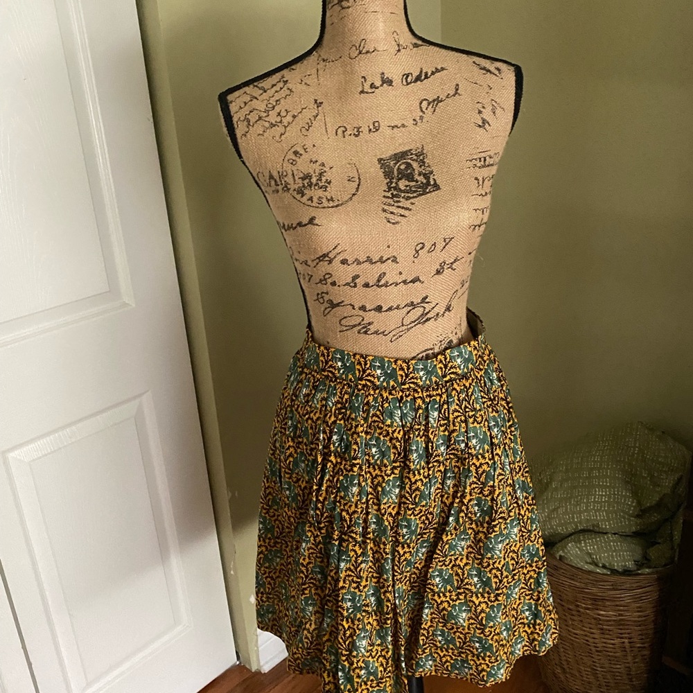 J. Crew Ratti Elephant Print Skirt